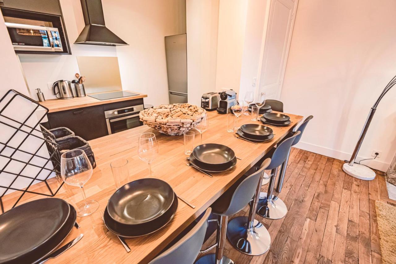 Charme De L'Ancien Pour Cet Appartement Entierement Renove Dans L'Hypercentre De Reims Exteriör bild
