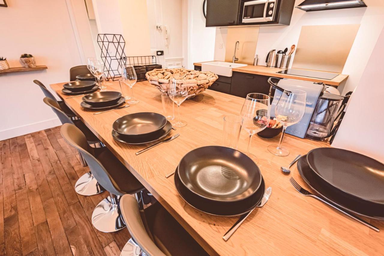 Charme De L'Ancien Pour Cet Appartement Entierement Renove Dans L'Hypercentre De Reims Exteriör bild